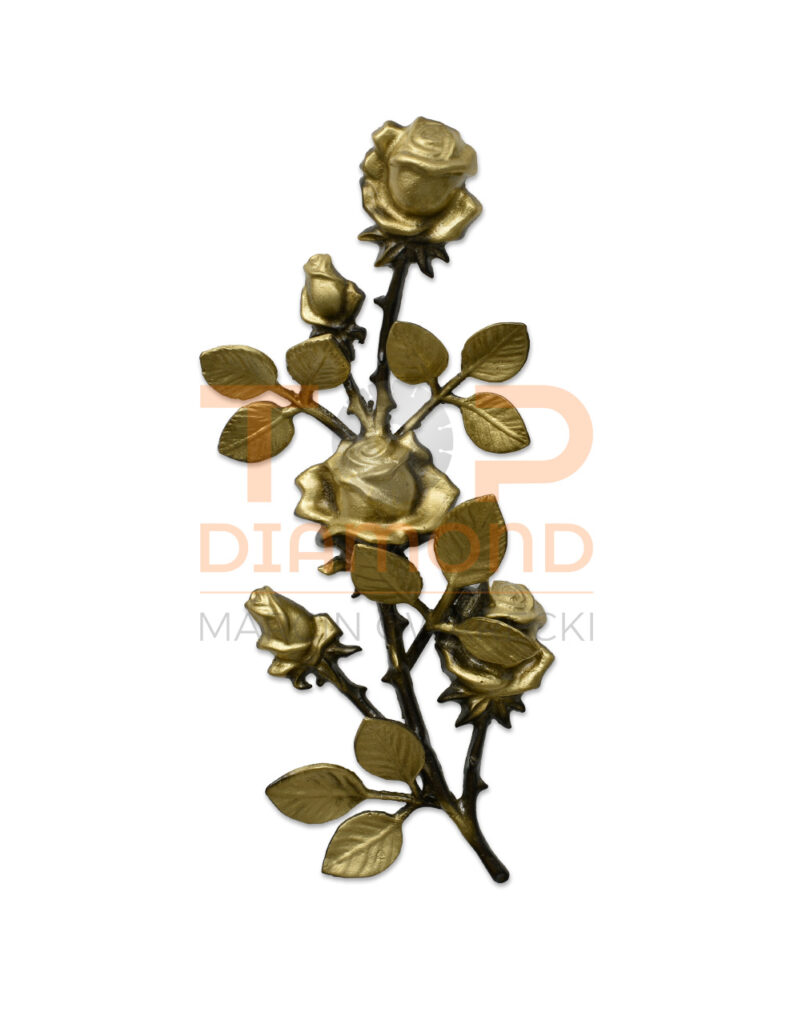 RÓŻA MOSIĘŻNA PRZESTRZENNA ZŁOTA