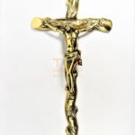 KRZYŻ Z PASYJKĄ MOSIĘŻNY 50 cm