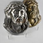 GŁOWA JEZUSA CHRYSTUSA ALUMINIOWA 20 cm
