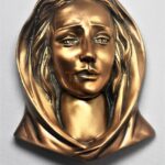 PŁASKORZEŹBA MADONNY 18 cm