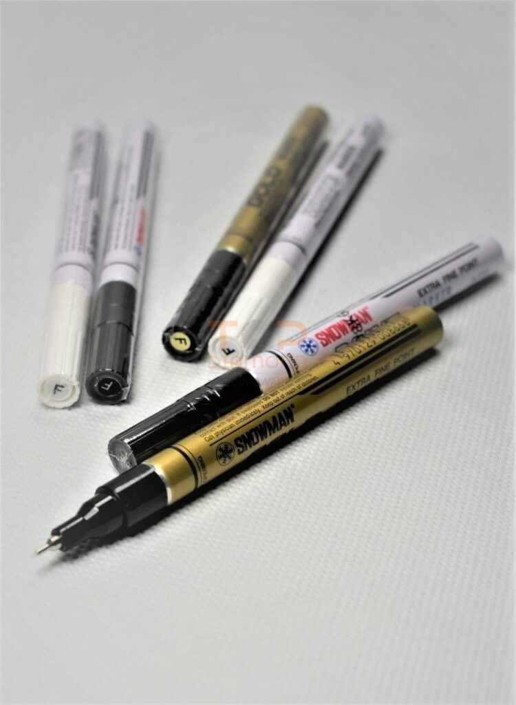 SNOWMAN MARKER OLEJOWY CIENKI