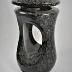 LAMPION GRANITOWY OWALNY