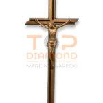 KRZYŻ MOSIĘŻNY BRĄZ Z WIZERUNKIEM