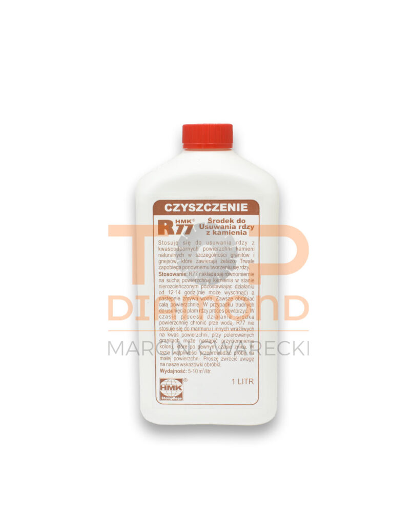 R-77 ŚRODEK DO USUWANIA RDZY Z KAMIENIA (1 / 5 l)