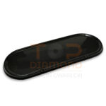 PODSTAWKA POD ZNICZ Z ŻYWICY PROSTOKĄTNA/OWALNA CZARNA - PROSTOKĄTNA