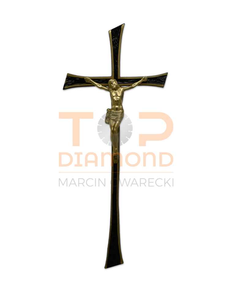 POL KRZYŻ SZEROKI PASEK Z OPLATANEGO 47cm