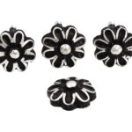 ROZETA ALUMINOWA CZARNA 3,5cm