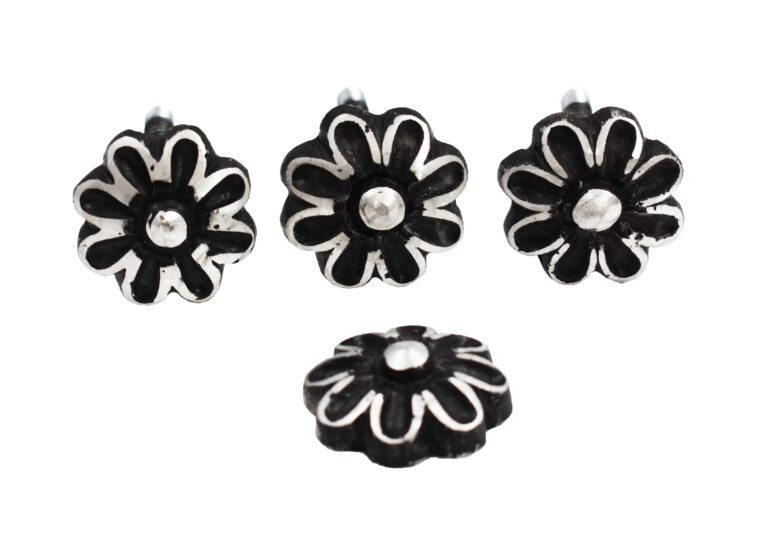 ROZETA ALUMINOWA CZARNA 3,5cm