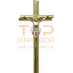 KRZYŻ F-89 BLASZKA PÓŁRURY 50cm POLEROWANY