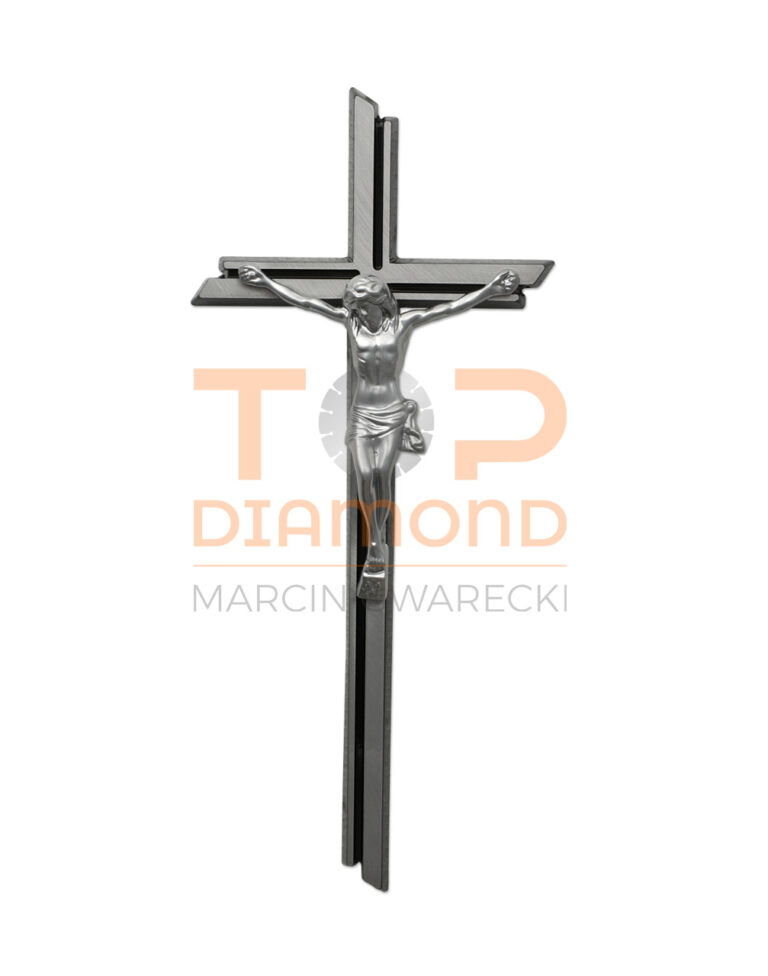 KRZYŻ ALUMINIOWY SREBRNY F109/F112
