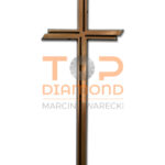 KRZYŻ MOSIĘŻNY BRĄZ Z WIZERUNKIEM