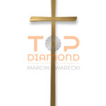 KRZYŻ MOSIĘŻNY MUNDIAL BRĄZ Z WIZERUNKIEM