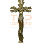 POL KRZYŻ RZEŹBIONY DUŻY POLEROWANY