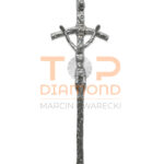 POL KRZYŻ PAPIESKI CHROM 45cm