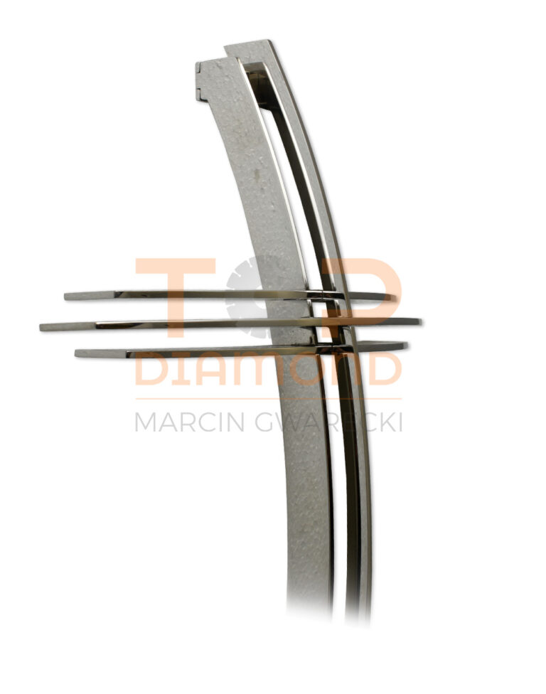 KRZYŻ WISZĄCY ZE STALI NIERDZEWNEJ SZABLA