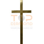 KRZYŻ NIERDZEWKA KW13 60cm ZŁOTY