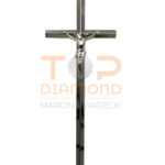 KRZYŻ ZE STALI NIERDZEWNEJ SZTORC 20x20mm