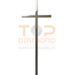 KRZYŻ ZE STALI NIERDZEWNEJ 20x20mm