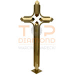 KRZYŻ KWASÓWKA KT10 100cm KWADRAT ZŁOTY