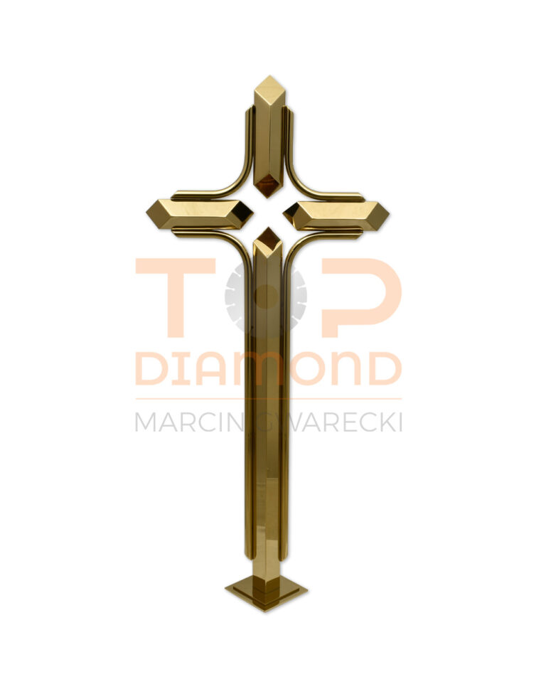 KRZYŻ KWASÓWKA KT10 100cm KWADRAT ZŁOTY