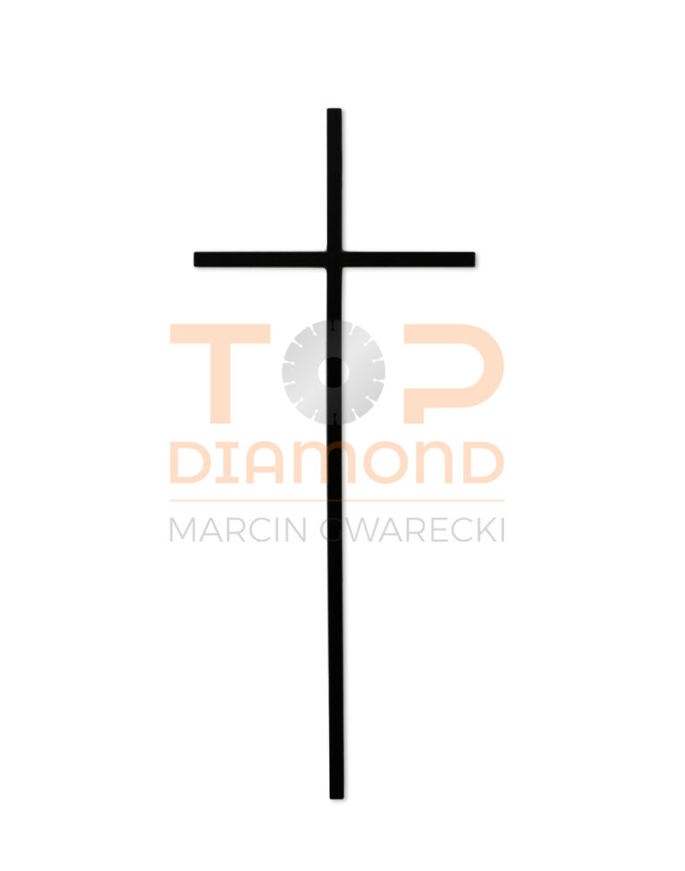 KRZYŻ PROSTY 1x1CM CZARNY