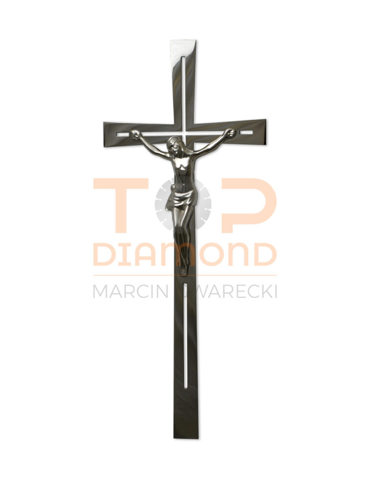 KRZYŻ K6 44CM BLACHA ROWEK + PASYJKA