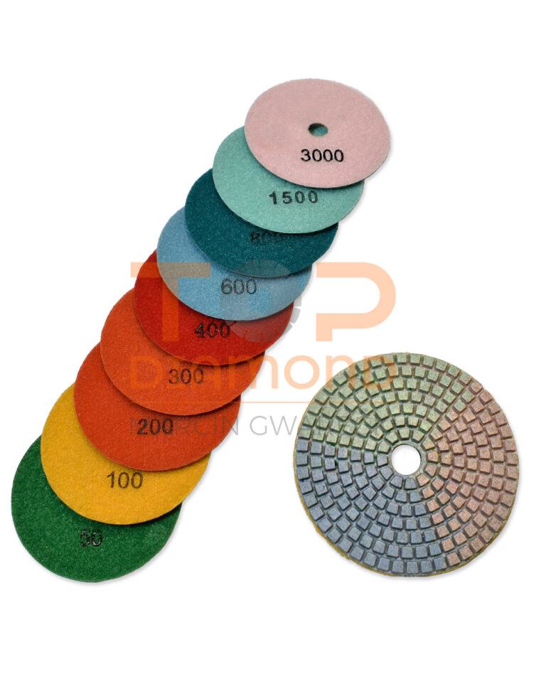 TARCZA DO POLEROWANIA 125mm 3-KOLOROWA