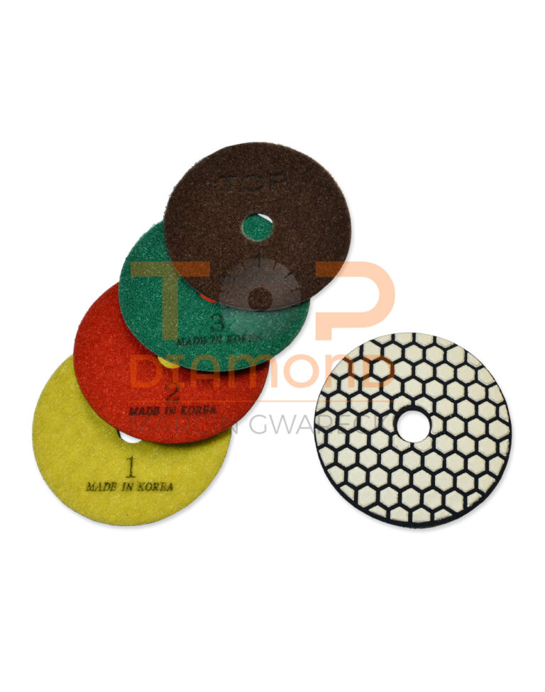 TARCZA DO POLEROWANIA 100mm PREMIUM 4-STEP NA SUCHO