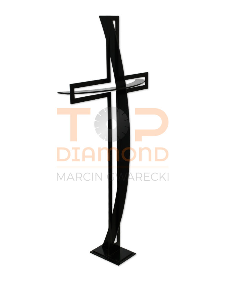 KRZYŻ NIERDZEWKA KT11 ŁUKOWATY ŻAGIELEK 80cm ST CZ